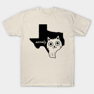 Meowdy Texas Cat T-Shirt